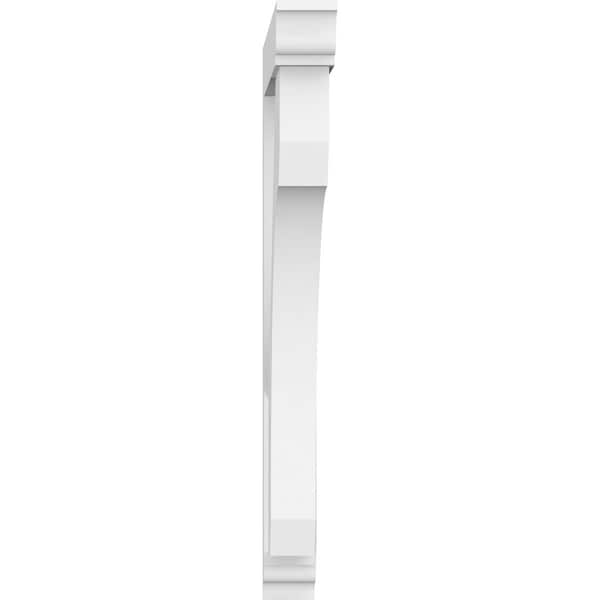 Standard Legacy Architectural Grade PVC Bracket With Traditional Ends, 3W X 24D X 32H